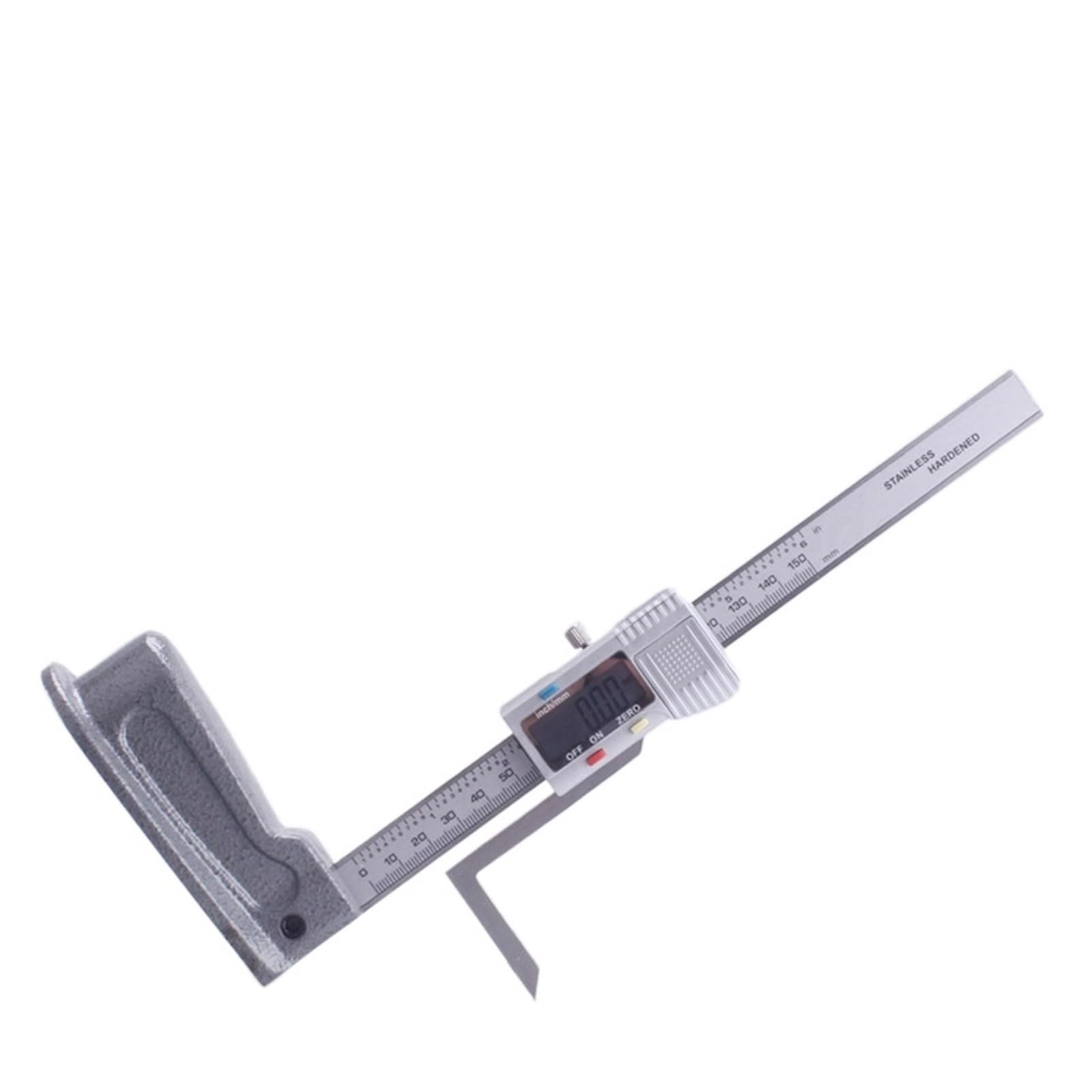 Metalowy Cyfrowy Miernik Wysokości Głębokości Narzędzie Pomiarowe Skala Suwmiarka Z Noniuszem Węglik Scribe 0-150mm Frez Do Obróbki Drewna WyraźNy łAtwy Do Odczytania
