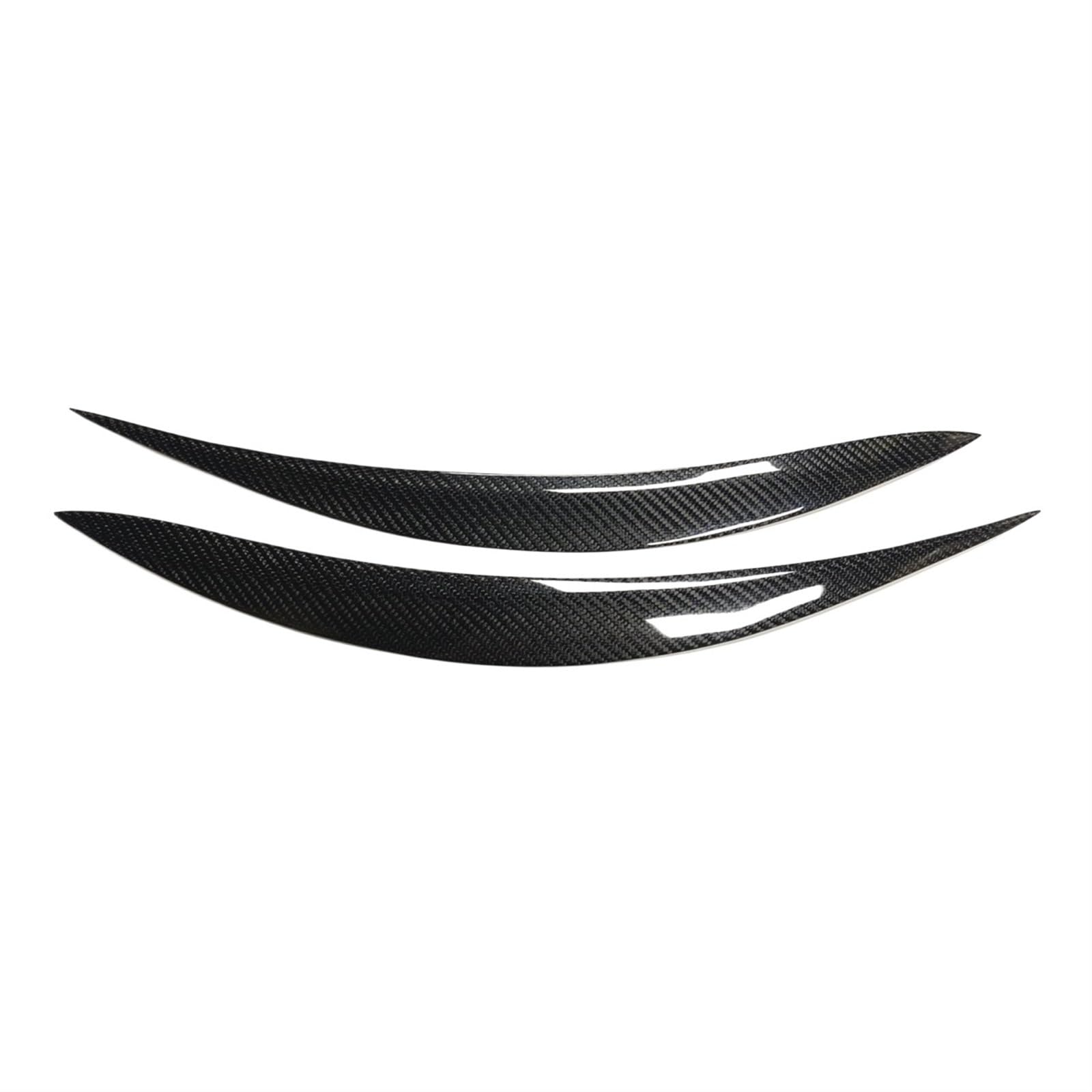 LUOWEINA Headlight Eyebrow Sticker Fit For Infiniti,Q60 2017-2022 Carbon Fiber Trim Car Front Lamp Lid Brow Headlamp Eyelid Cover car eyebrow decoration