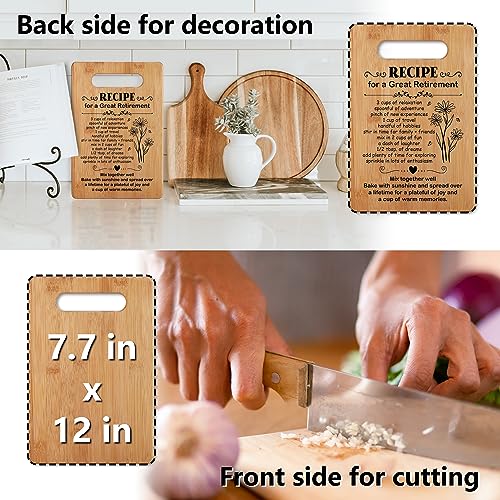 Retirement-Gifts-for-Women-Retired-Cutting-Board-Gifts-Coworker-Leaving-Gifts-for-Women-Going-Away-Gifts-for-Coworker-Boss-Lady-Leader-Colleague-Friends-Recipe-for-a-Great-Retirement