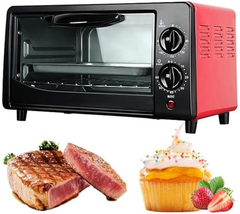 Small Multifunctional Microwave Oven,with Bakeware and Rack, Temperature Control & Timer, Air Fryer Toaster Oven Combo, for Household Use, 11l Large-capacity Compact Air Fryer Oven