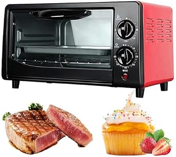 Household Small Multifunctional Microwave Oven, 11 Liter Large Capacity Compact Air Fryer Oven with Bakeware and Rack, Temperature Control & Timer, Air Fryer Toaster Oven Combo
