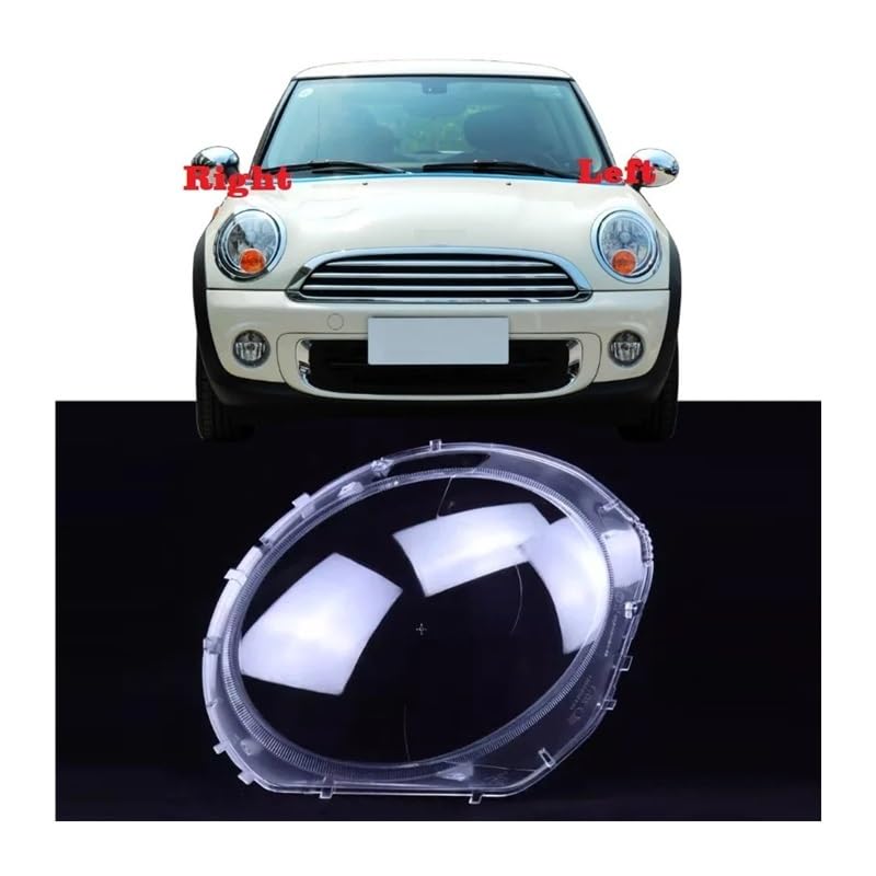 Couvercle phare voiture contre le jaunissement pour coque lentille Mini R55 R56 2007-2013 - 2