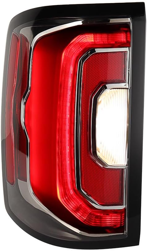 Astra Depot Left Taillight Assembly Clear Red Lens Replacement for 2016-2018 GMC Sierra Denali 1500 Brake Turn Signal Reverse Tail Lamp Driver Side