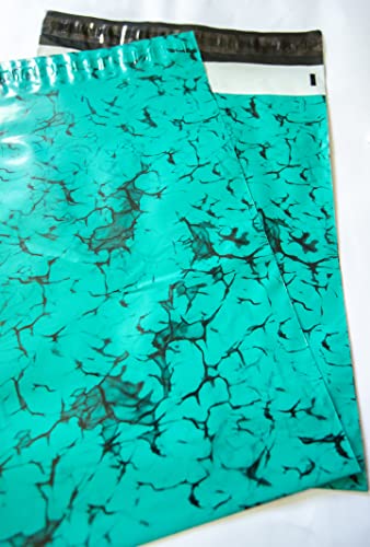 Sacs d'expédition imperméables en polyéthylène turquoise contre les déchirures - 3