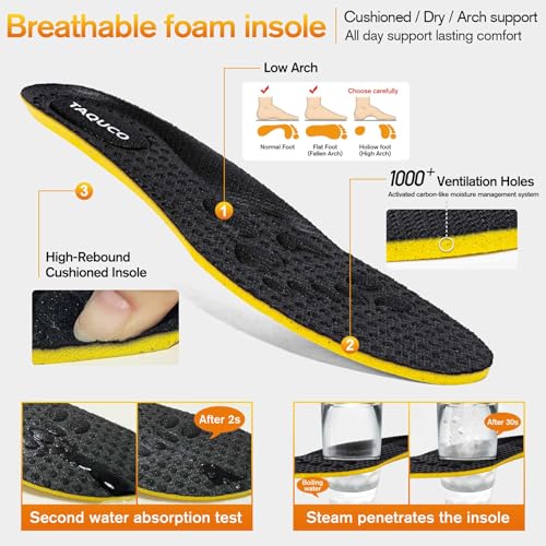 Image of Non Slip Work Shoes for Mens Slip On Sneakers Waterproof Chef Kitchen Shoe Comfortable Slip Resistant Restaurant Footwear Hombre Zapatos de Trabajo, Black