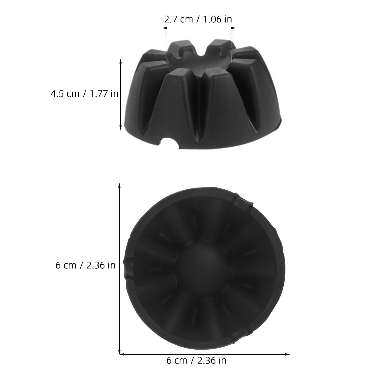 Set di 6 Tazze per versare la Pittura a Forma di Fiore, con 5-10 per