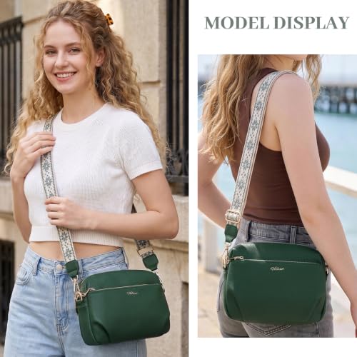 Image of Crossbody Bag for Women Vegan Leather Handbag Purse Anti Theft RFID