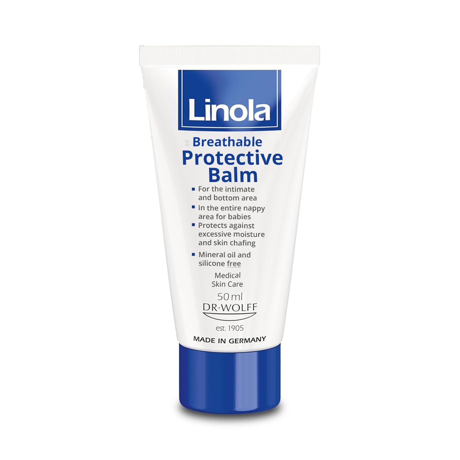 Protective Balm - Breathable Balm to Protect the Skin from Soreness, Excessive Moisture & Chafing - also Suitable for the Intimate Area - Made in Germany - Vegan - 50 ml (1.7 Fl Oz)