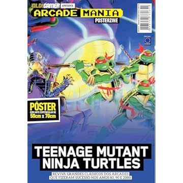 Capa do livro Teenage Mutant Ninja Turtles - Superpôster Arcade Mania