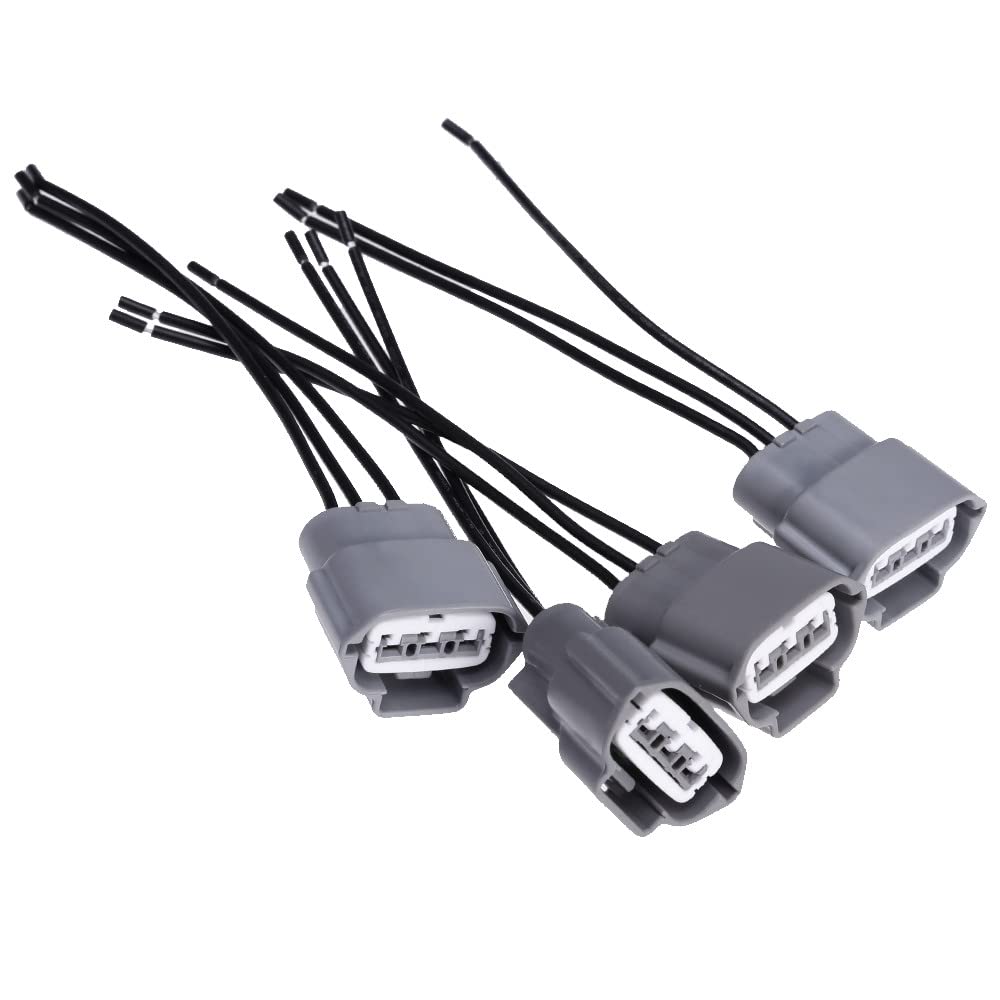 Conjunto de 4 Conectores de Bobina de Ignição para Nissan Altima, Sentra, Infiniti e Suzuki - Fiação Pigtail