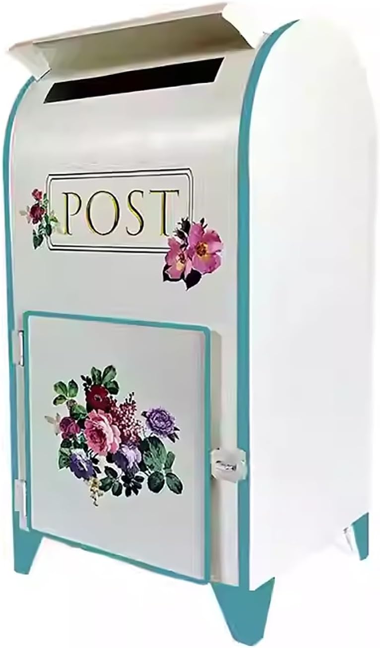 Mailboxes for Outside, Galvanized Steel Rust Proof Metal Post Box Drop, Weather Resistant, Large Capacity Curbside Mailbox for House Office