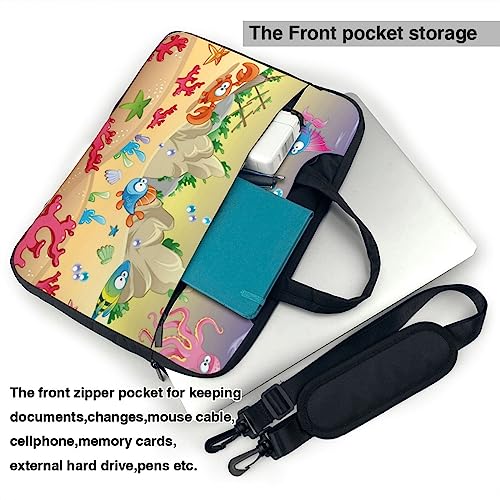 Porte-documents animaux marins pour ordinateur portable de bureau