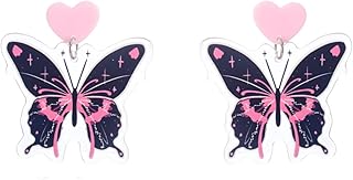 Children's plastic teddy bear-shaped earrings - Light Blue