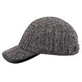 Forro: viscosa acolchada Sterkowski Granite State Gorra de Béisbol de Harris Tweed Gorra Snapback Gorra Beisbolera Gorra de Golf Gorra Campera Gorra Deportiva Gorra Trekking Gorra Beisball Gorra Running Gorra con Visera Larga