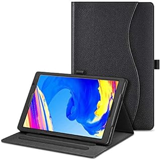 FINTIE Case for VANKYO MatrixPad S20 10 inch Tablet - [Corner Protection] Multi-Angle Hands Free Viewing Folio Smart Stand Back Cover with Pocket, Pencil Holder, Black