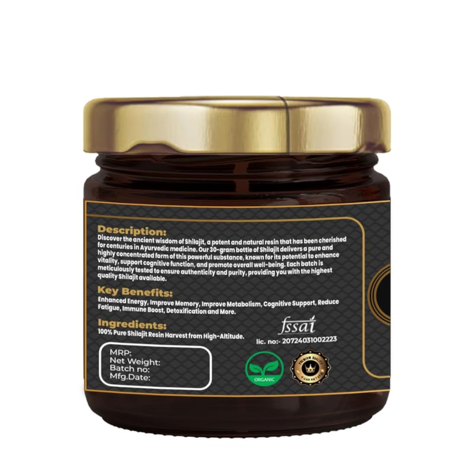 100% Pure Himalayan Shilajit, 30 ml