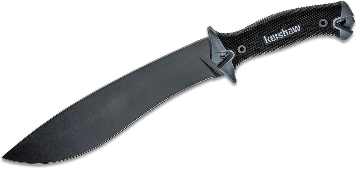 Kershaw Camp 10 Machete, 10" High Performance Carbon Steel Blade, Glass-Filled Nylon Handle, Includes Protective Blade Sheath, Ideal for Camping and Outdoor Chores