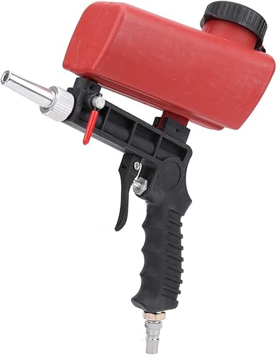 Miniatura 6 de Kit de pistola de chorro de arena, pistola de chorro de arena neumática, pequeña máquina de chorro de arena de mano, herramienta de chorro de arena