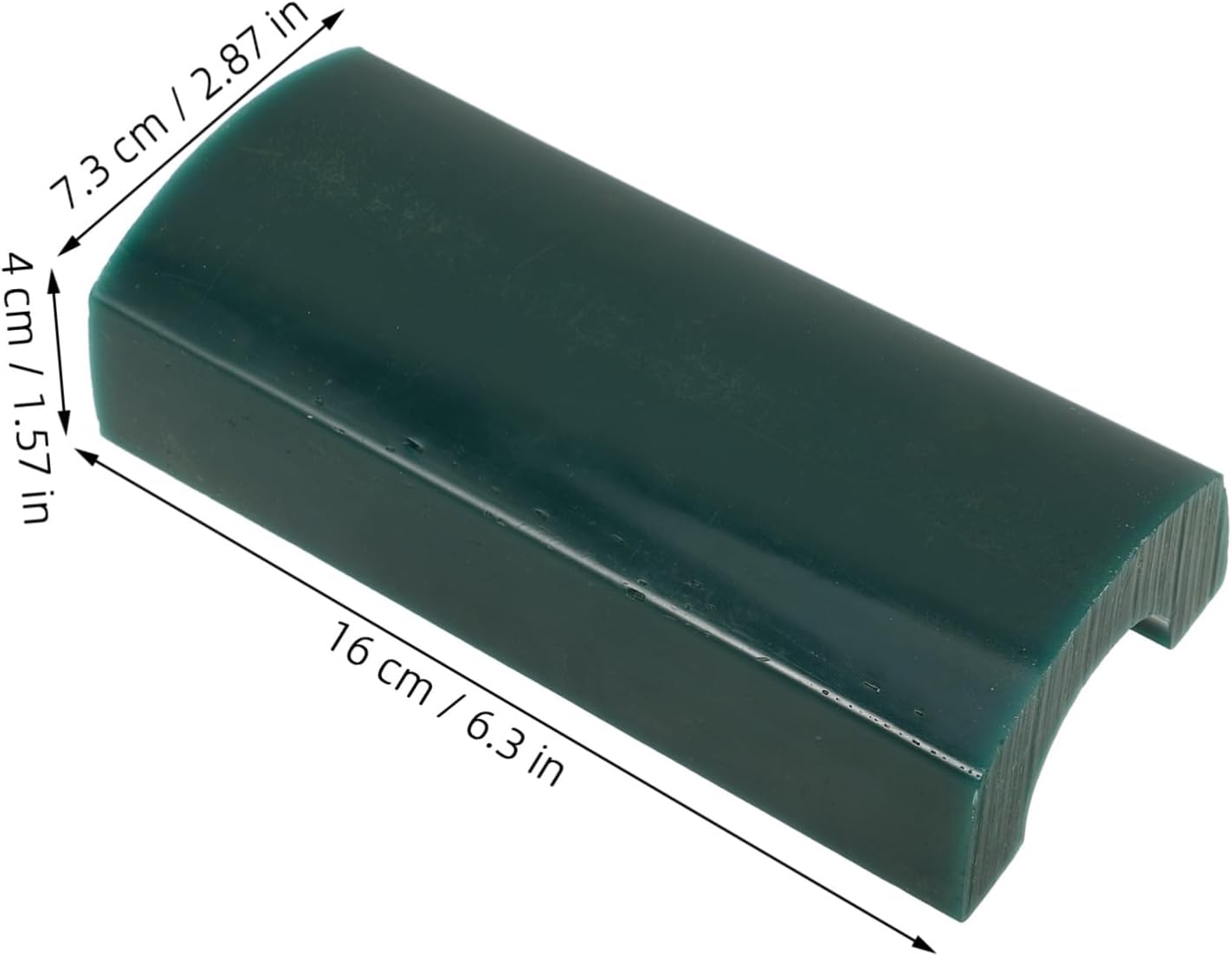 Green Half Round Carving Wax for Jewelry Making Solid Cylinder