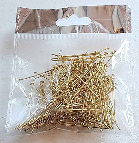 Image of B&P Lamp 1 1 /4 Inch Brass Finish Prism Pins, Per Ounce = 140 Pcs.