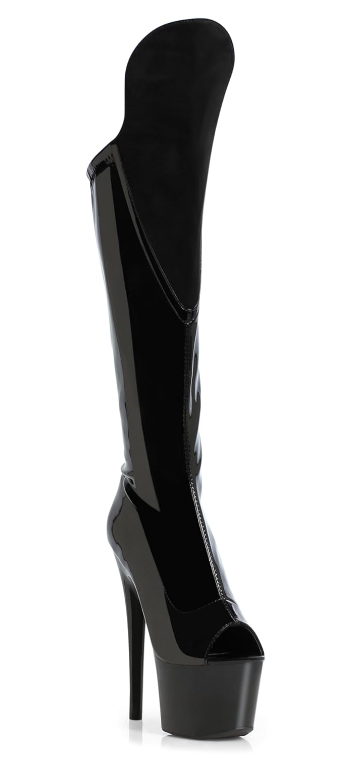 Ellie Shoes Womens 709-GINGER-BLK-12 Knee High Boot 12