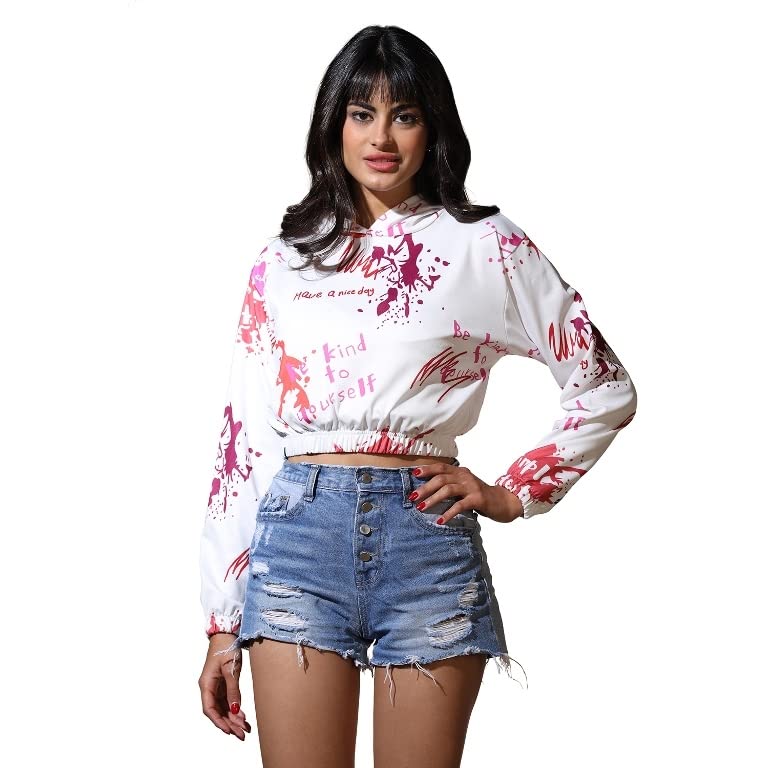 Image of Leriya Fashion T Shirt for Women | Women T Shirt | T Shirt Women | Casual Loose Fit | Hoodies T Shirt for Women | T-Shirt for Women