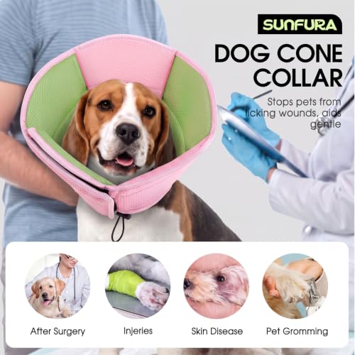Image of Dog Cone Soft Cone for Dogs to Stop Licking