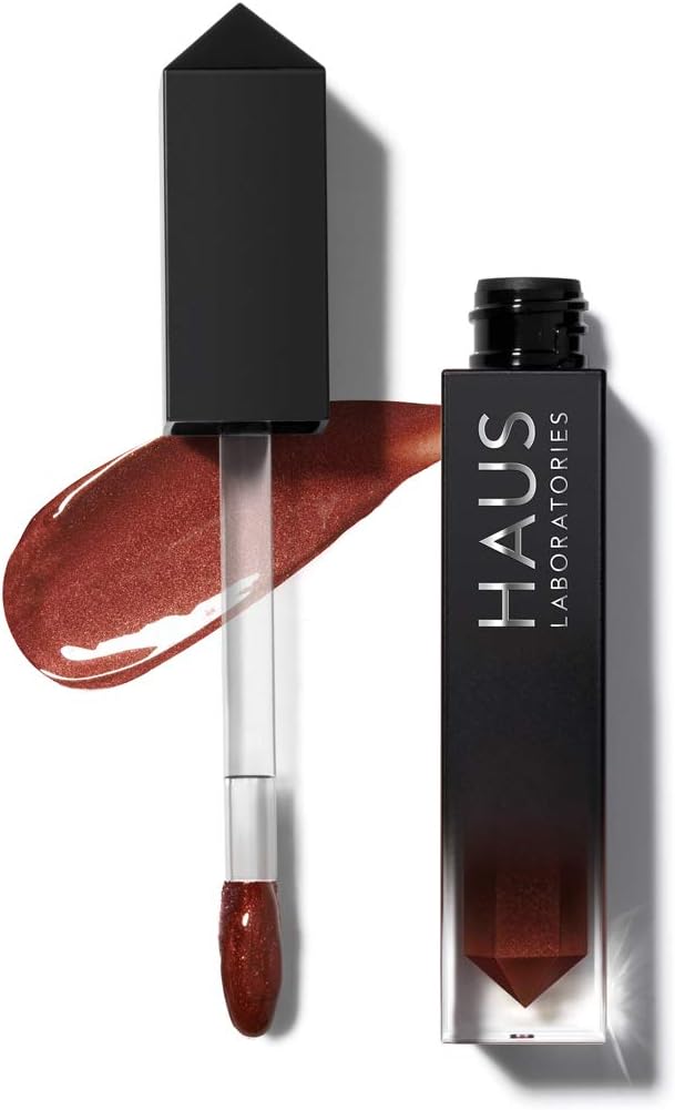HAUS LABORATORIES By Lady Gaga: LE RIOT LIP GLOSS | High-Shine, Lightweight Lip Gloss Available in 18 Colors, Shimmer & Sparkle, Comfortable Wear, Vegan & Cruelty-Free | 0.17 Oz.