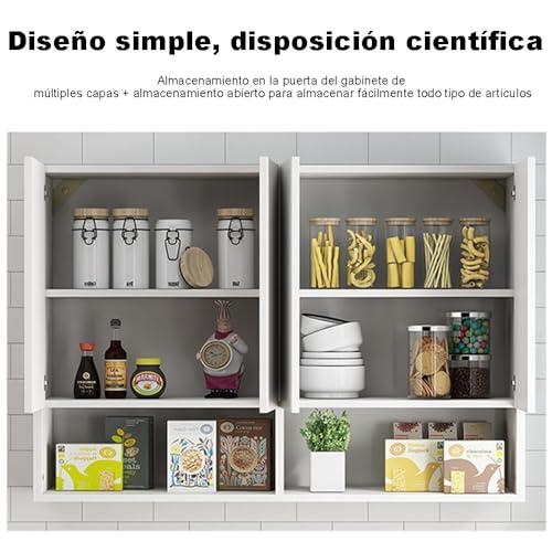 Consejos para Comprar Alacena Blanca - los preferidos. 18 Alacena Blanca marca MYXSRI (3)