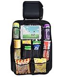 【Multifunktionales Design】Taschen in verschiedenen Größen bieten Platz für Spielzeug, Tassen, Bücher, Handtücher, Taschentücher und sogar Erste-Hilfe-Artikel. Schützt die Rückseite Ihrer Autositze vor Kinderschuhen, Hunden vor Schmutzkrallen und Staub. Sie können Ihre Sachen immer gut organisiert, ordentlich und sauber halten.