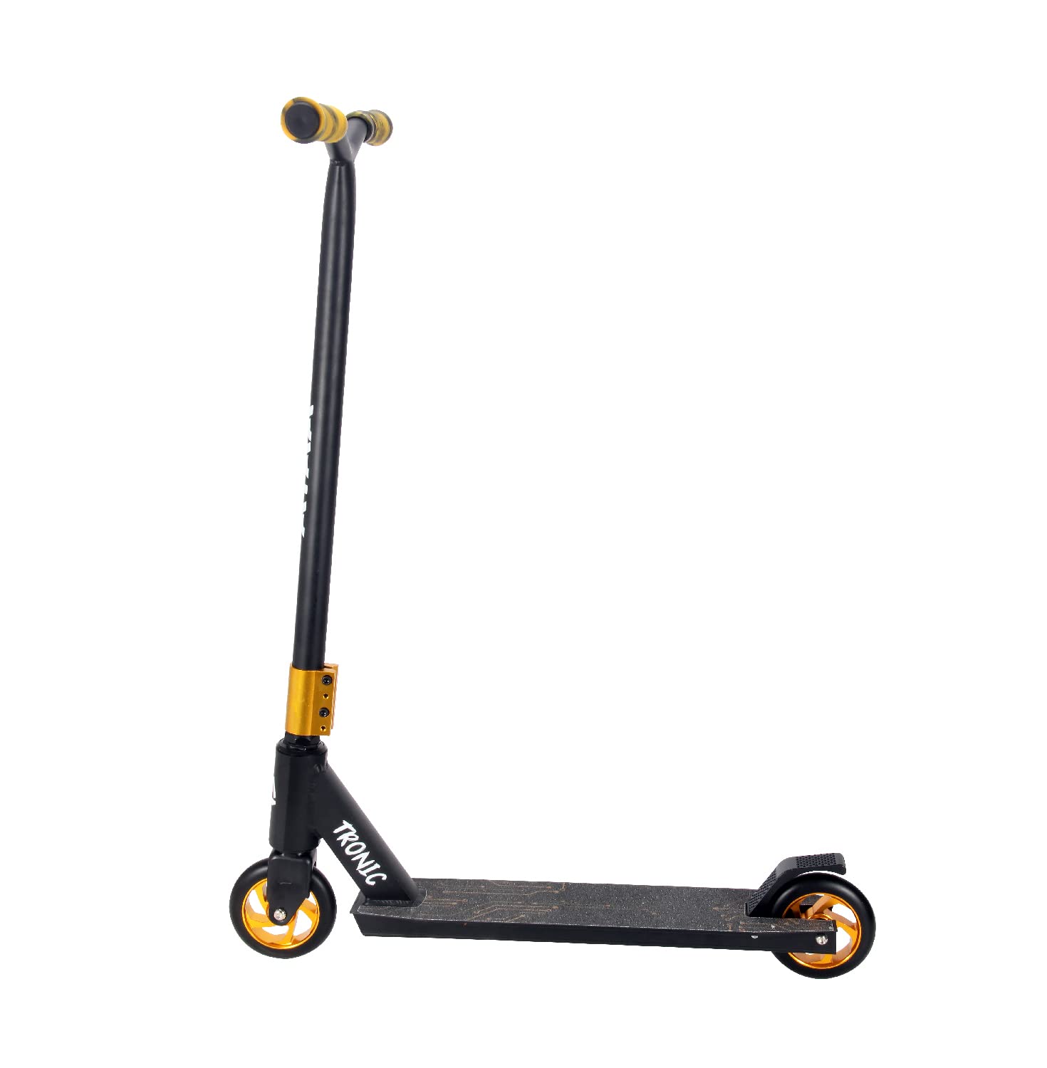 Trottinette Freestyle, Trottinette Solide avec Roues 110 mm et Guidon en Acier Ultra résistant, Trottinette acrobatique pour Skatepark avec stucture et Guidon Robuste