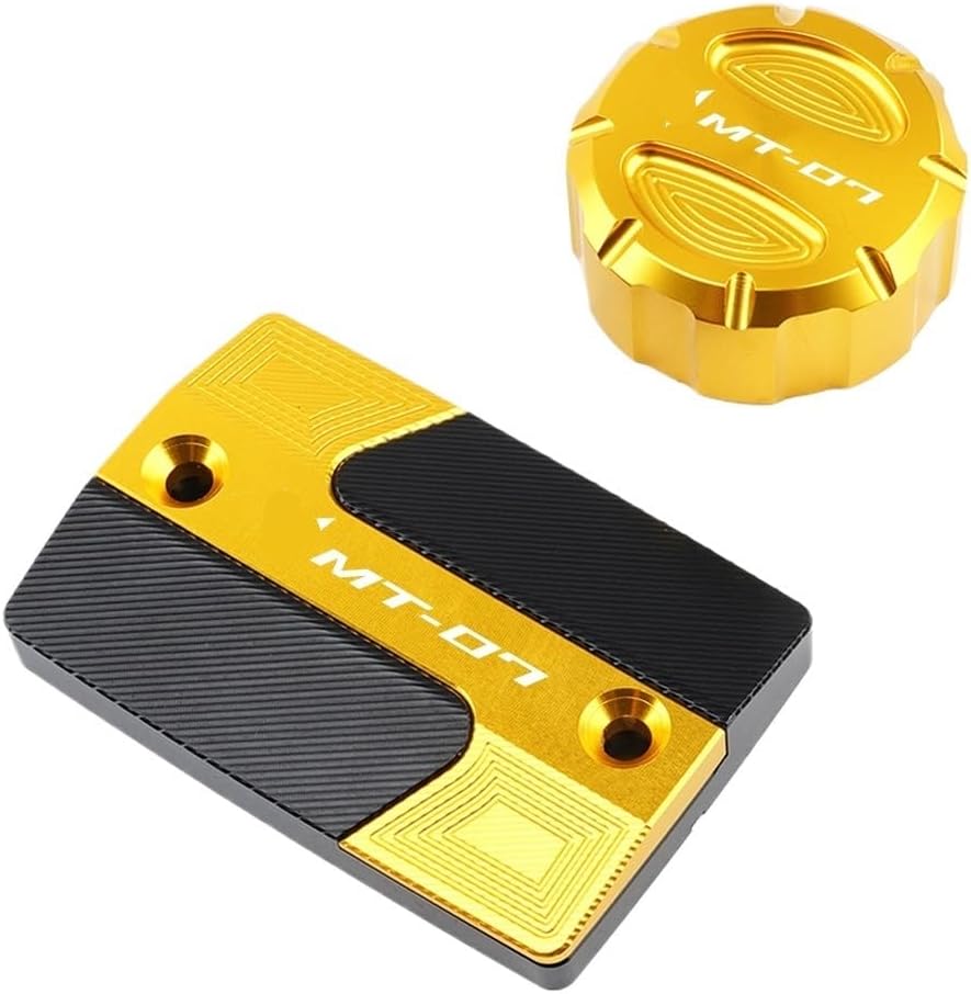 Motorcycle Oil Filler Caps, For Ya&maha MT07 MT 07 mt07 FZ07 20142021 2020 2019 Motorcycle CNC Front Rear brake Fluid Cylinder Master Reservoir Cover Cap