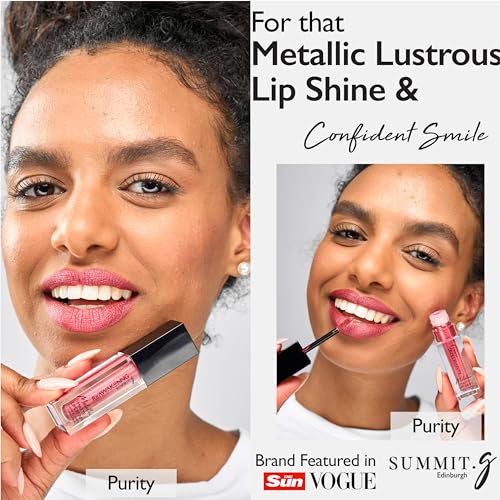 Summit G Metallic Liquid Matte Lip cream, Long Lasting Matte Finish Lipstick, Vitamin E Enriched - Image 3