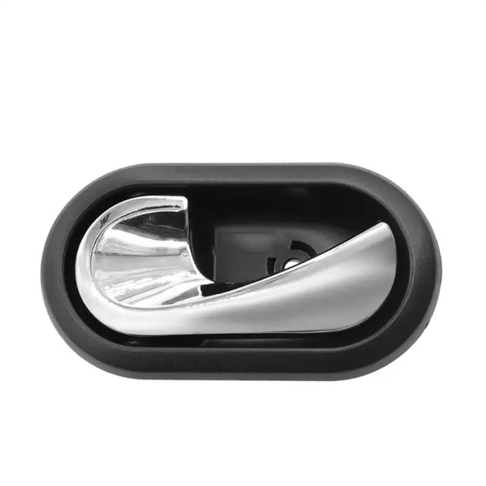Poignée De Porte Gauche Pour Dacia Dokker, Duster, Logan, Sandero, Lodgy - Compatible Côté Conducteur Avant/arrière - Argent Mat