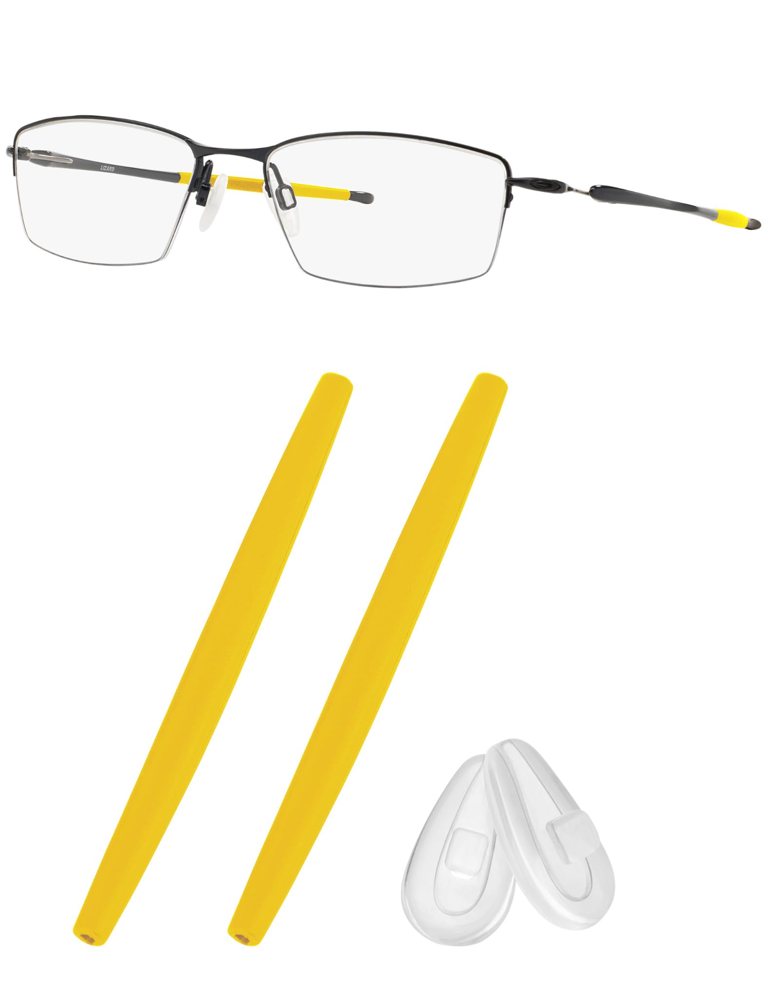 Replacement Earsocks &amp; Nosepieces Rubber Kits for Oakley Lizard OX5113 / OX5120 Eyeglasses