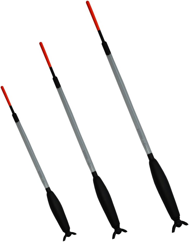 Premier Locslide Stillwater Leger Fishing Floats. Set of 3. (Sizes 1,2