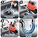 MEISTERFAKTUR drain snake 2.0 [50 FT] - with drill attachment - Ideal plumbing snake for sink and drain unblocking - Solid drain auger for real DYIs! (50 FT - 1/4 inch)