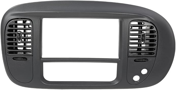DOTCOM Center Dash Radio Bezel Dashboard Cover Compatible with 1997 1998 1999 2000 2001 2002 2003 Ford F150 Expedition Grey Center Dash Panel Bezel