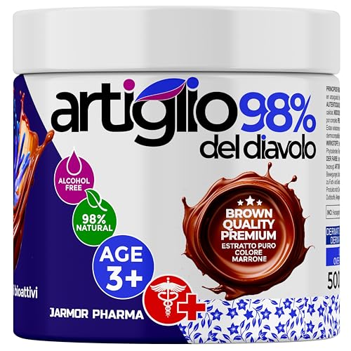 Gel Concentrado Garra del Diablo 98% - 500 ml | Color Marrón Natural | Gel Frio Piernas Cansadas, Dolores Musculares y Articulaciones, Relajante Muscular - J.Armor Pharma