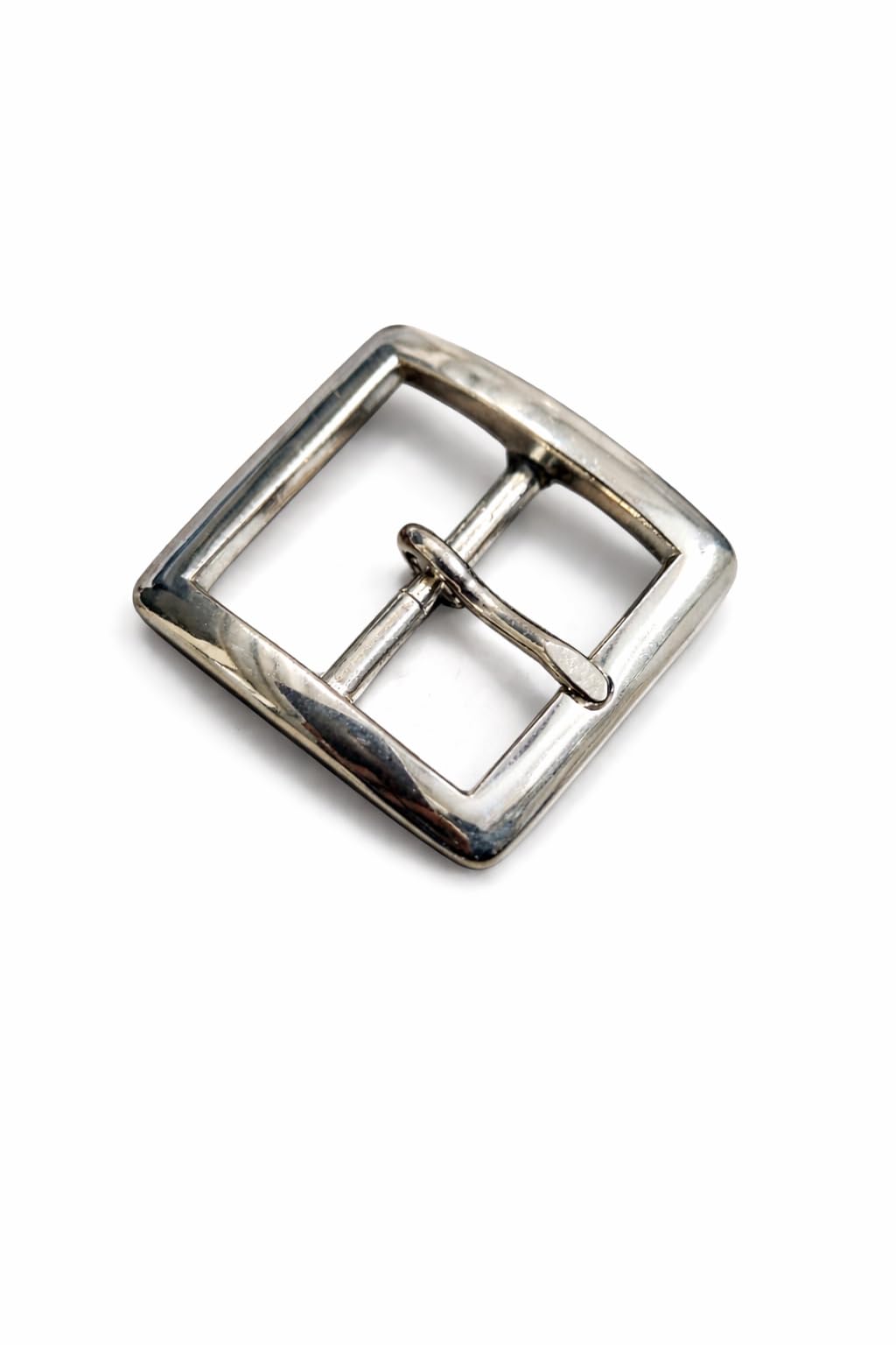 Square Brass Belt Buckle for Men | Gold Finish Metal Buckle | Heavy Duty Replacement Buckle for Leather Belts (30mm)-image-6