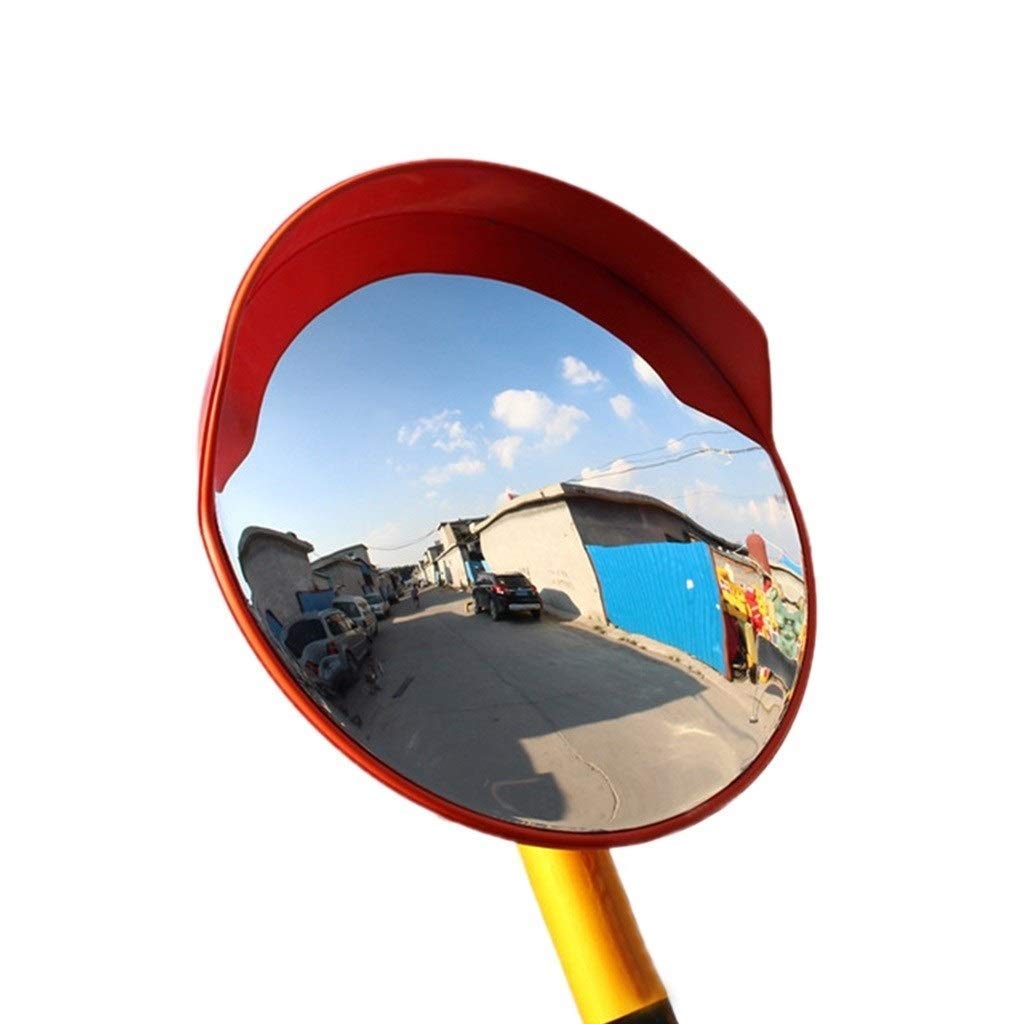 Miroir convexe de sécurité pour entrée de village et sécurisation des voies publiques