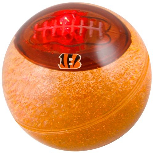 NFL Cincinnati Bengals Super Ball, 3-Inch, Clear