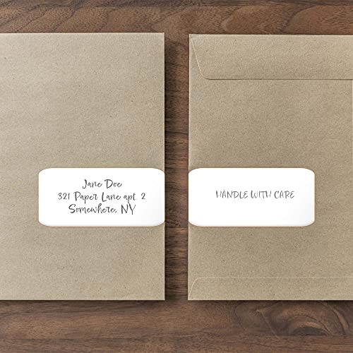 White Removable Labels - Mailing Size 2" X 4" - 10 Per Sheet - For Inkjet/Laser Printers - 25 Sheets / 250 Labels #TOP2