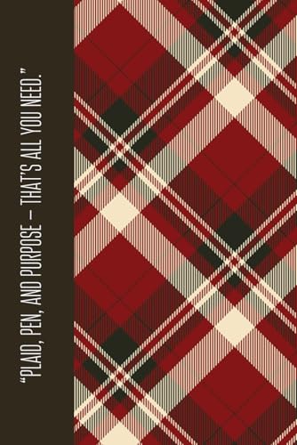 Classic Buffalo Plaid Notes: A Classic 6x9" Lined Notebook with 120 Pages