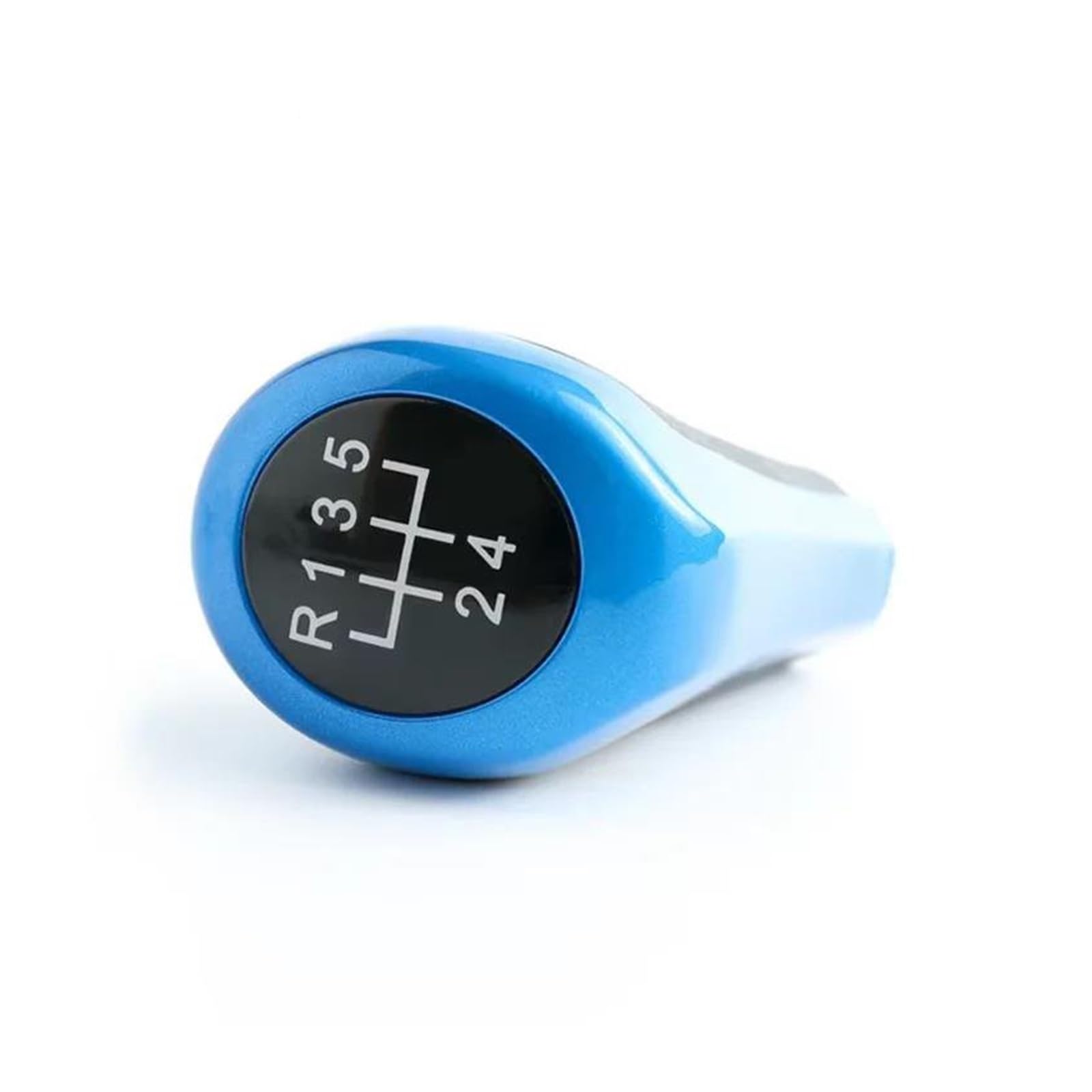 AHRPKAMERD Gear Shift Knob 1PCS for E30 E36 E46 E53 E60 E61 E63 E65 E83 E87 E90 E91 E92 X1 X3 X5 3 5 6 Series Blue Gear Shift Knob Shift knob(5-Speed)