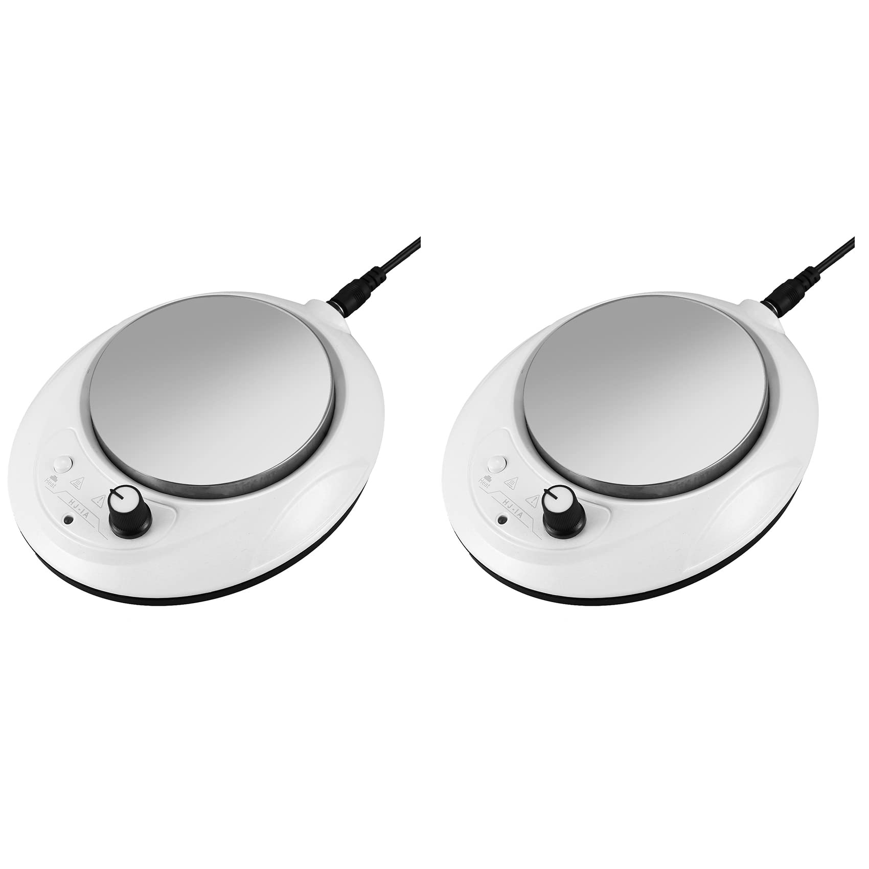 2X Magnet Heizungs Rührer Mini Magnet Heizungs Rührer Rührer Platte mit Rühr Stab Laborator Rühr Maschine EU Stecker