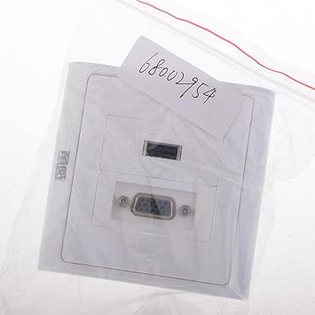 IVELECT USB 3.0 VGA Component Composite Wall Face Plate Panel