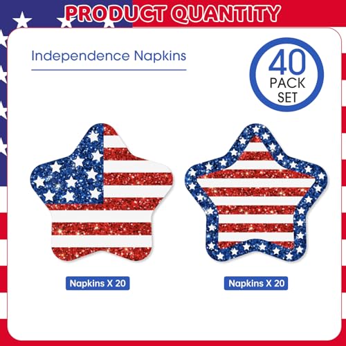 40-Pack Patriotic Napkins at 50% Off - Code: PMS56VO2 - Image 5