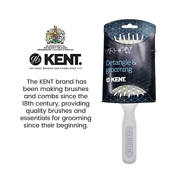 Kent-AH6W-Airhedz-Pro-Extra-Large-Pin-Hair-Brush-Fat-Pin-White Kent AH6W Airhedz Pro Extra Large Pin Hair Brush (Fat Pin, White)