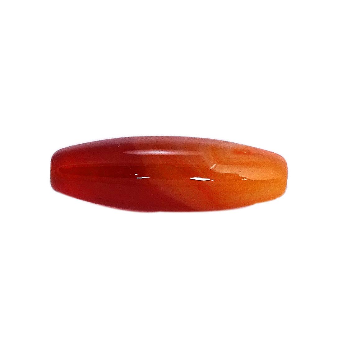 Sahiba Gems 9 Carat / 1 Piece Orange Yamini Hakik (Akik) Evil Eye Stone 20 mm Dholki Shape Bead Gemstone for Bracelet & Pendant Size for Unisex (1 Pc) (B07NCZDBFW) Amazon Price History, Amazon Price Tracker